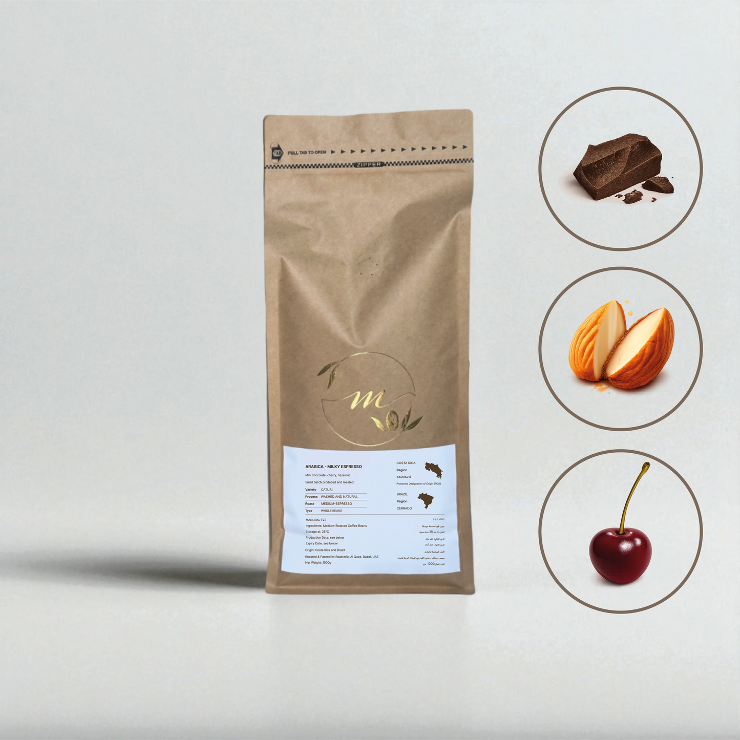 Arabica-Milky Espresso - Brazil & CR Blend