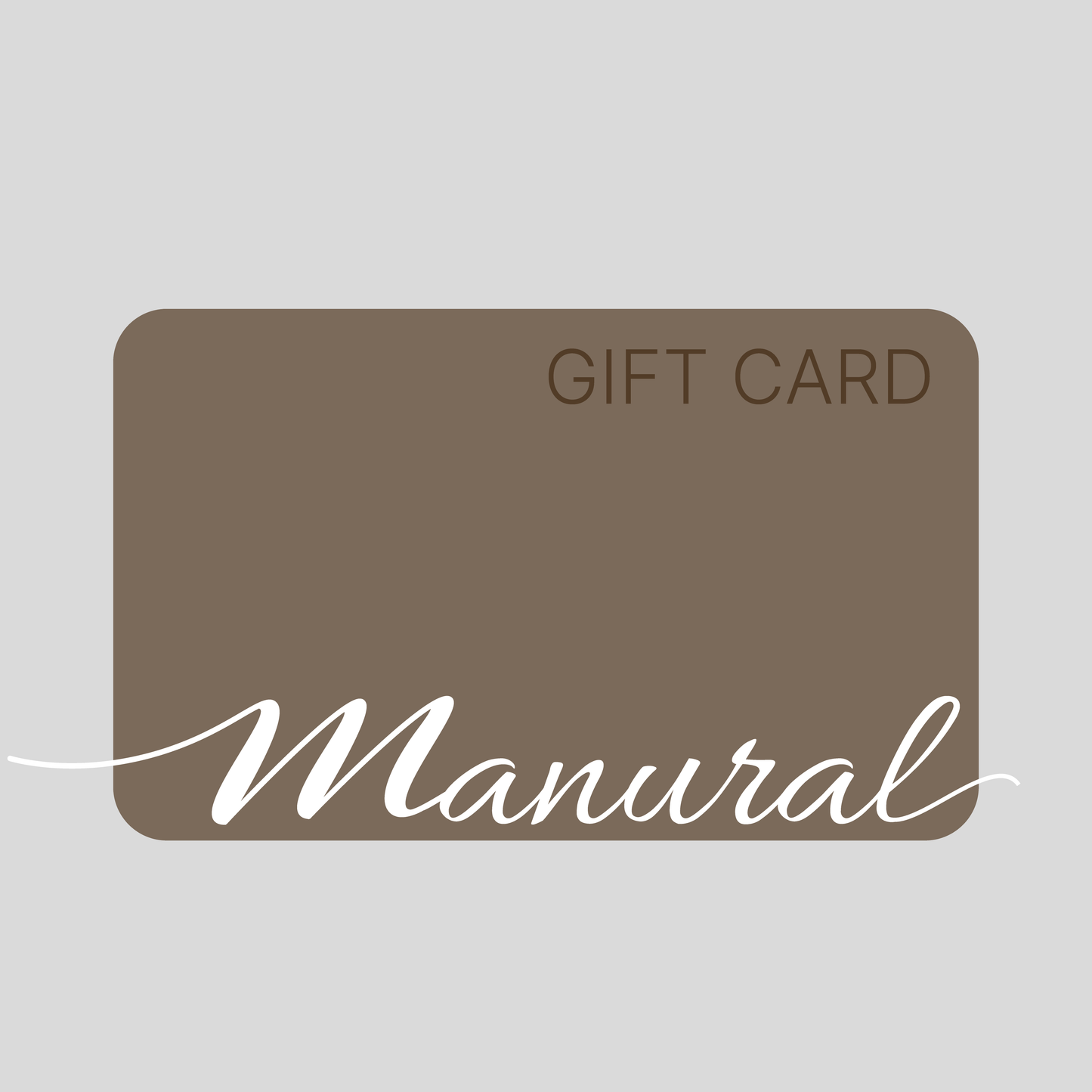 Manural Gift Card