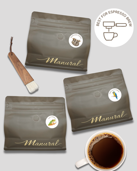 Discovery Espresso Coffees - Free Shipping - Wood Brush on your first order