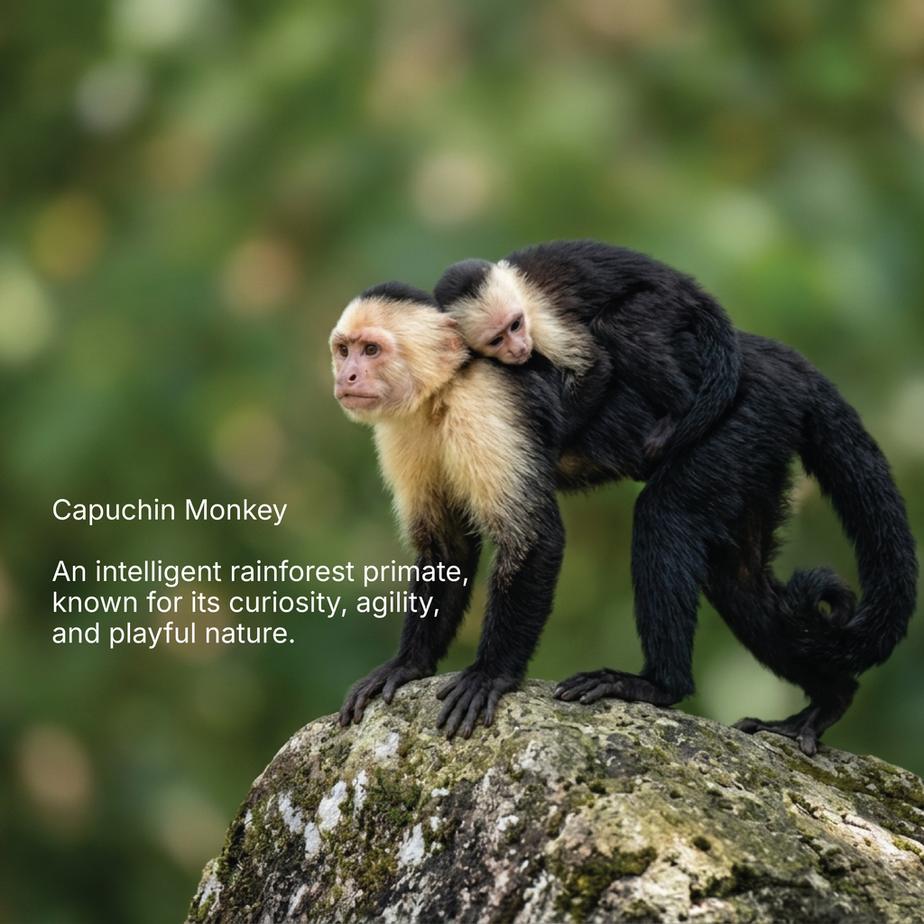 Costa Rican wildlife from Tarrazú, featured with Manural Espresso coffee