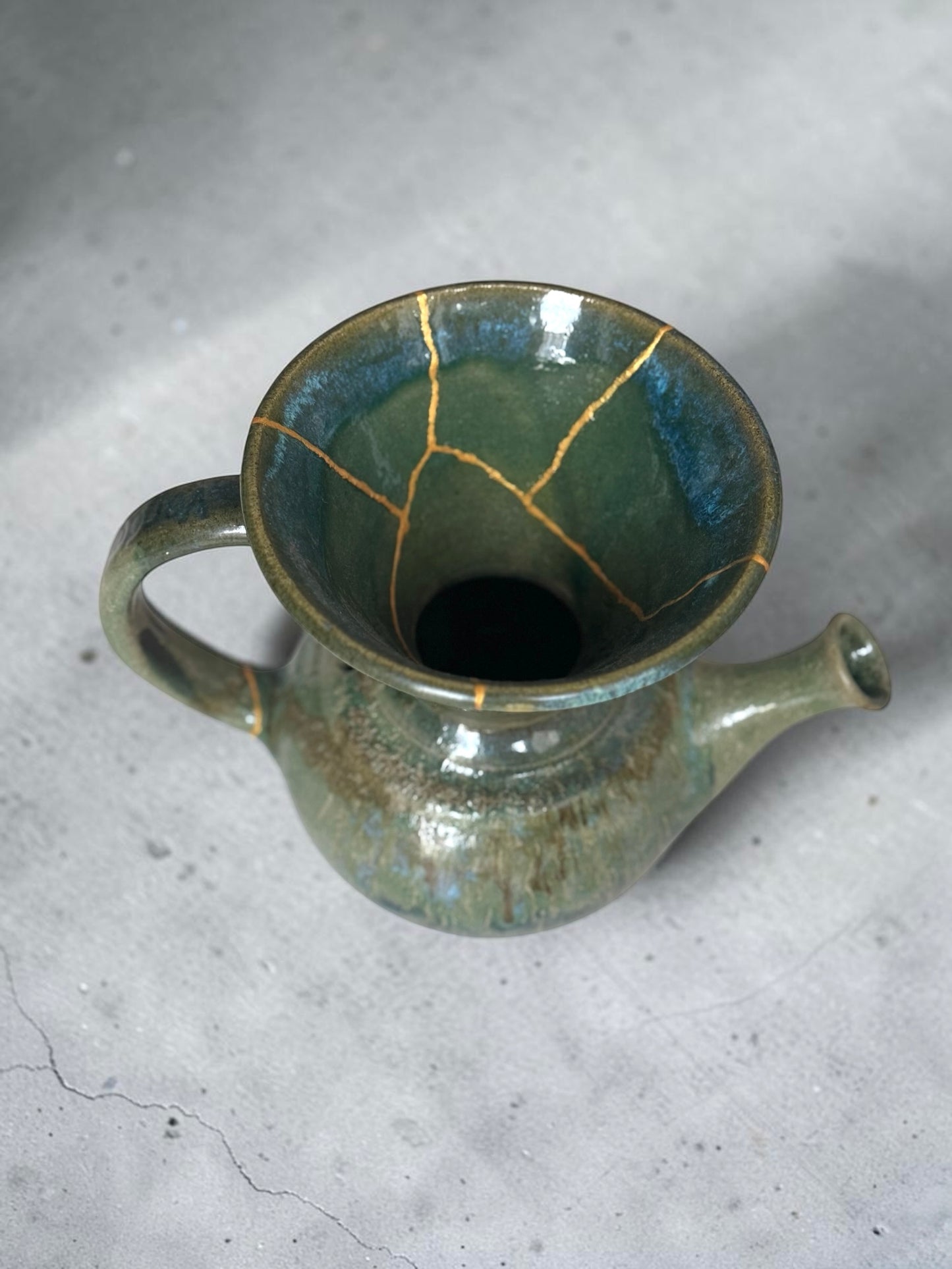 Kintsugi Restored-Vandola Clay Pour Over