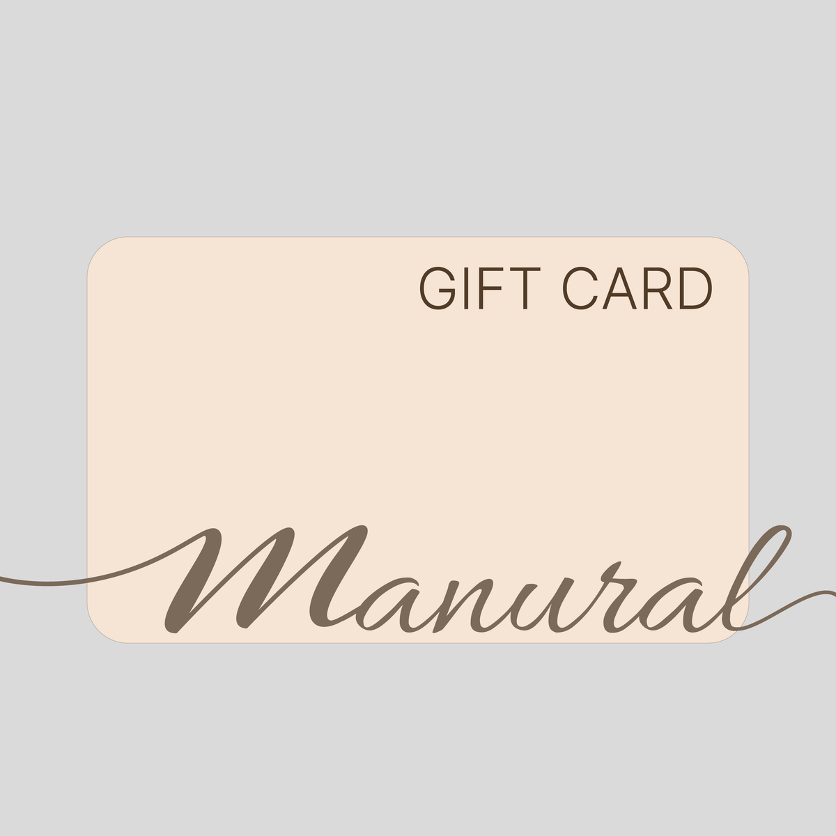 Manural Gift Card