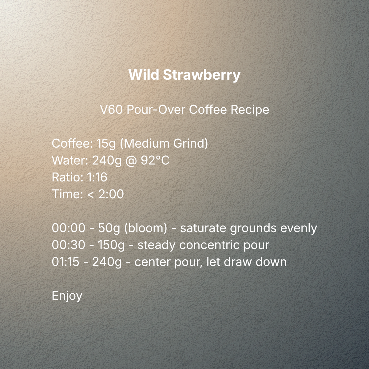 Wild Strawberry - CR Natural