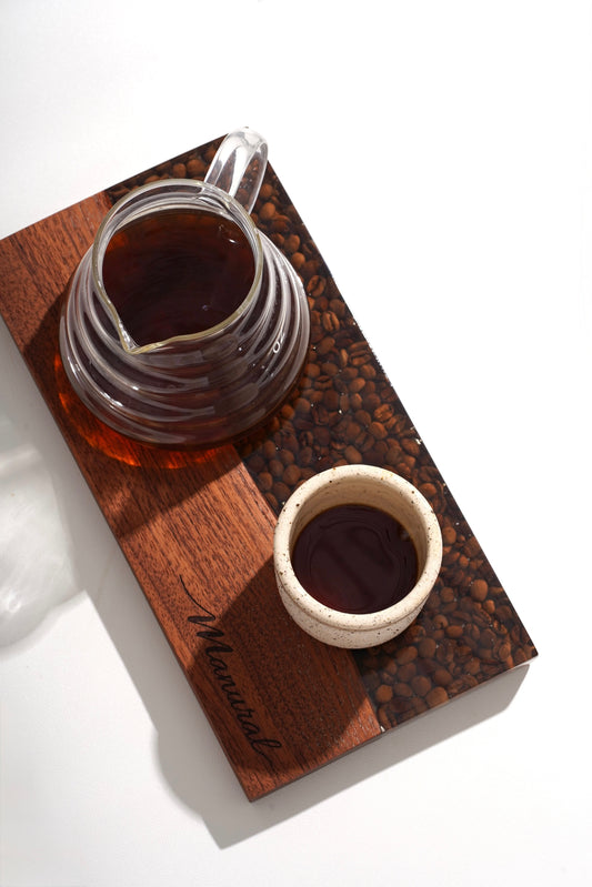 Personalized Acacia wood & coffee tray